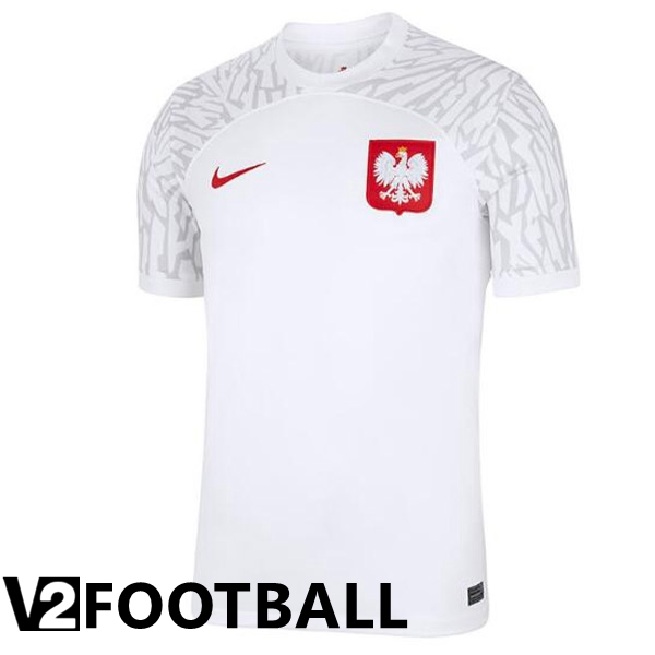 Pologne Home Shirts White World Cup 2022