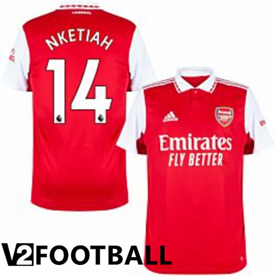 Arsenal (NKETIAH 14) Home Shirts 2022/2023