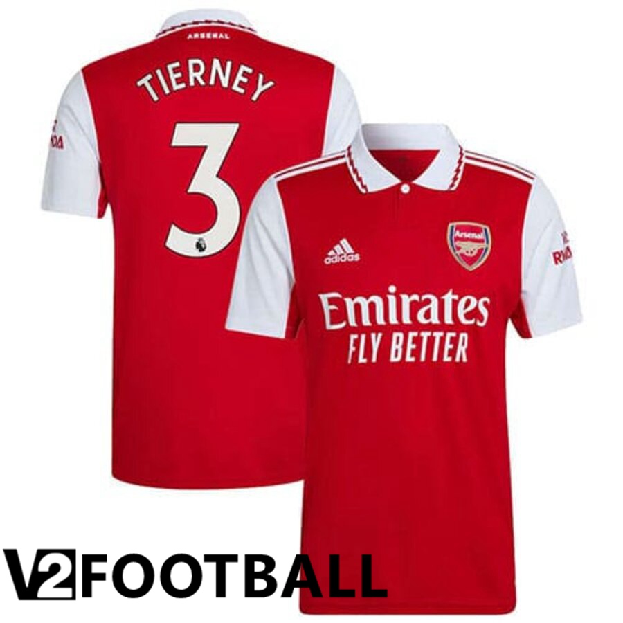 Arsenal (TIERNEY 3) Home Shirts 2022/2023
