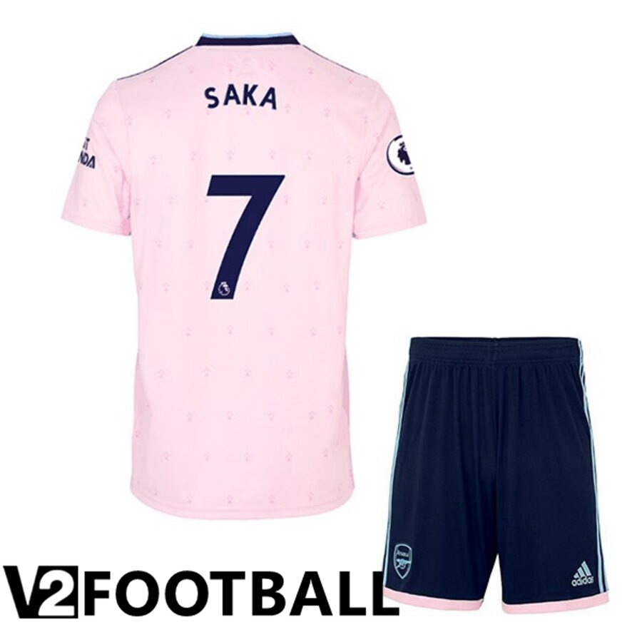 Arsenal (SAKA 7) Kids Third Shirts 2022/2023