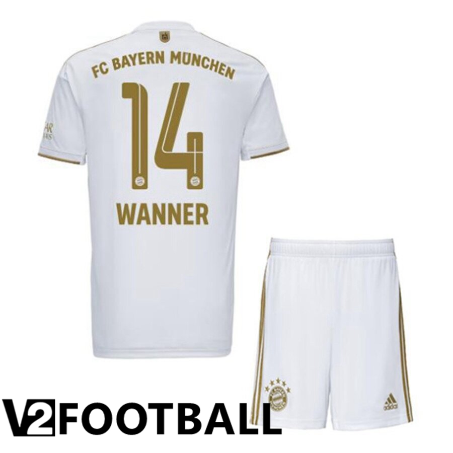 Bayern Munich (WANNER 14) Kids Away Shirts 2022/2023