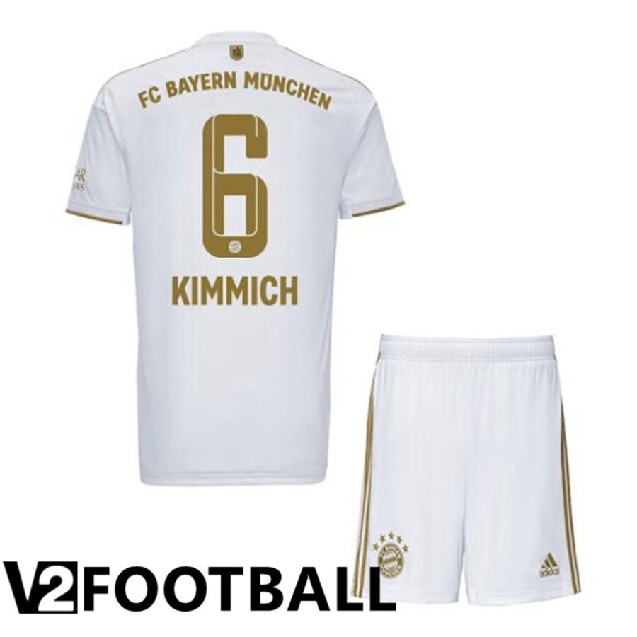 Bayern Munich (KIMMICH 6) Kids Away Shirts 2022/2023