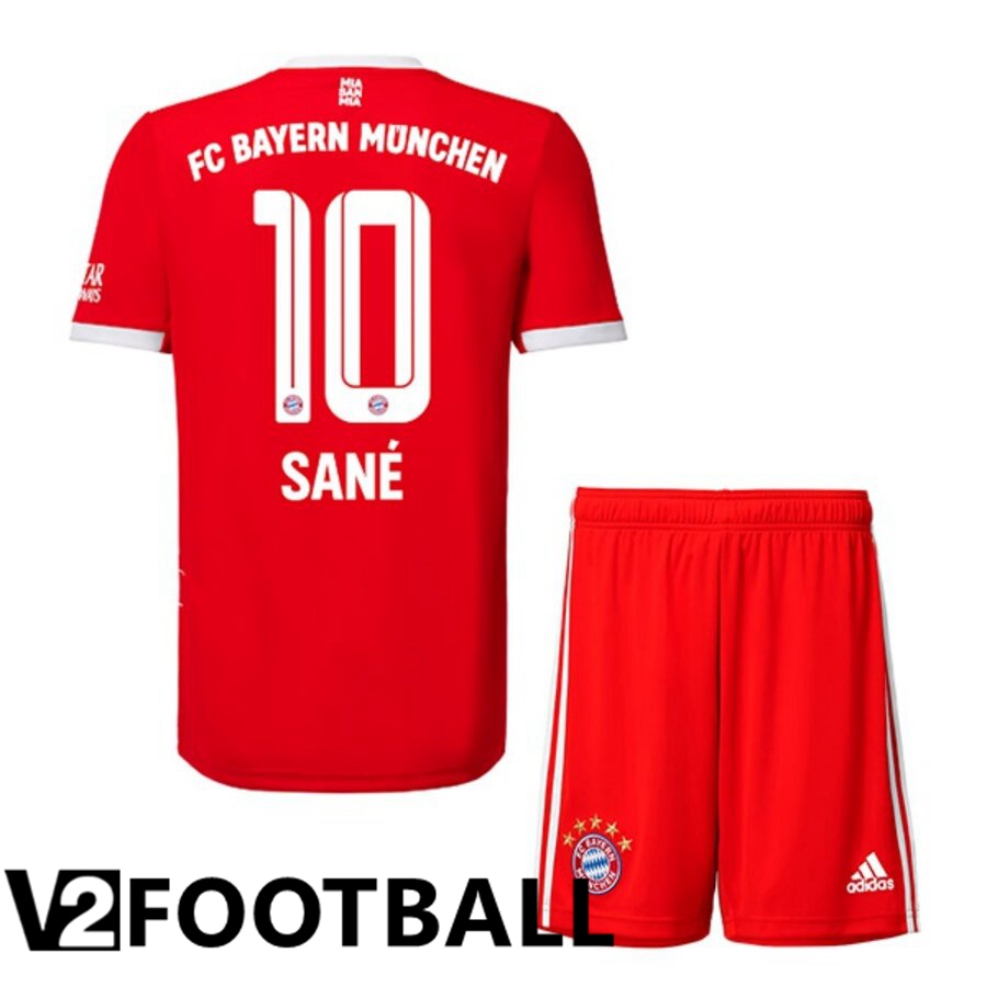 Bayern Munich (SANÉ 10) Kids Home Shirts 2022/2023