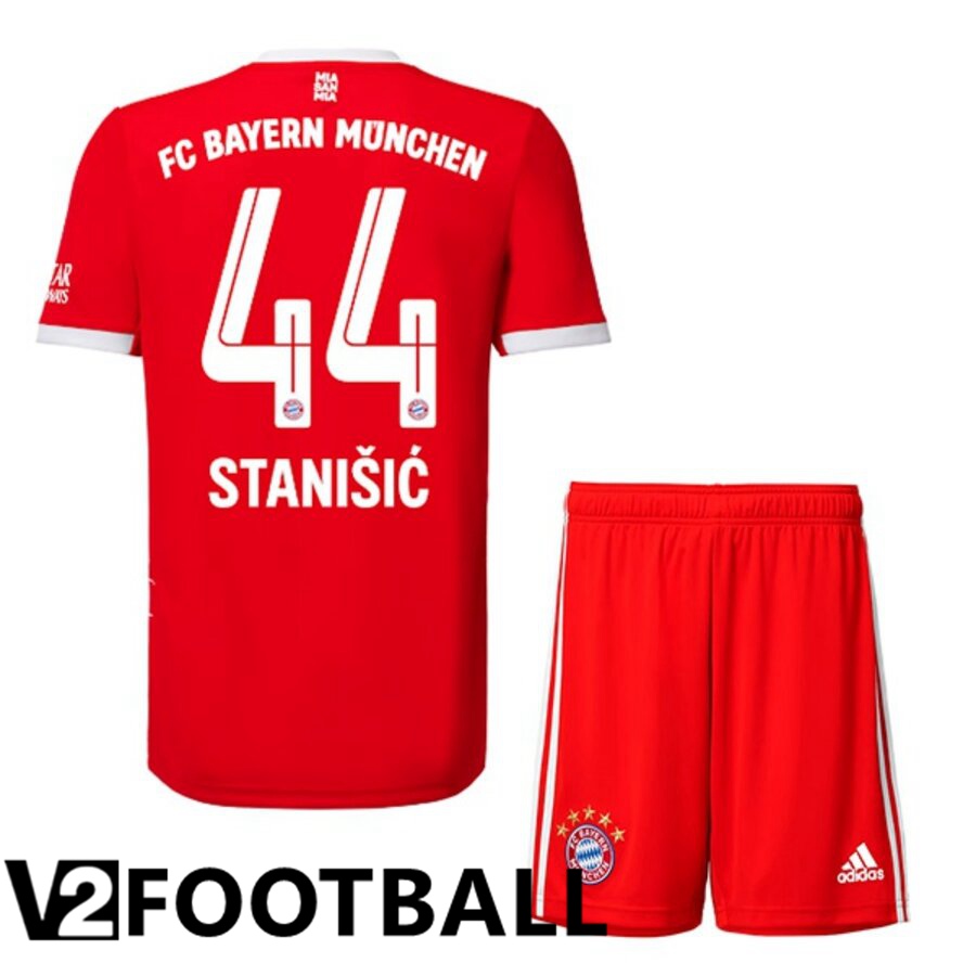Bayern Munich (STANIŠIĆ 44) Kids Home Shirts 2022/2023