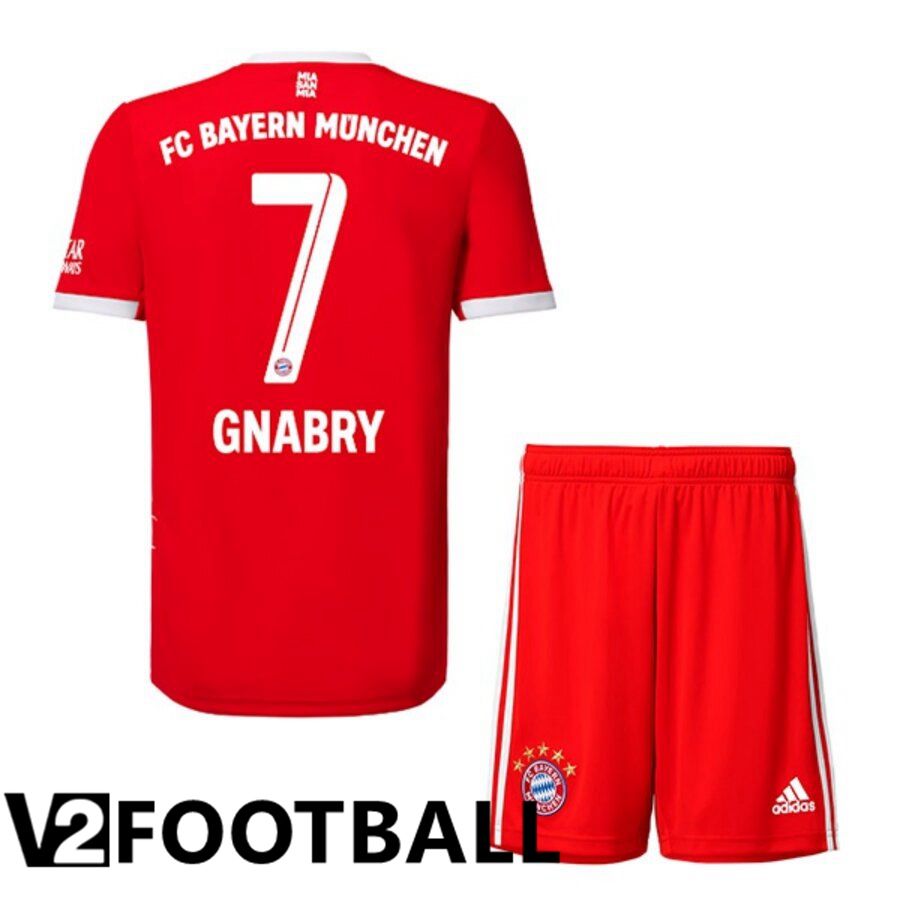 Bayern Munich (GNABRY 7) Kids Home Shirts 2022/2023