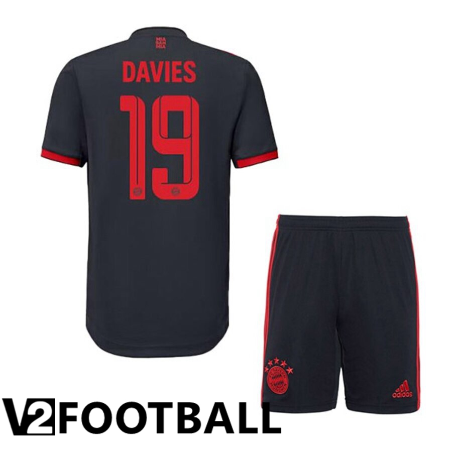 Bayern Munich (DAVIES 19) Kids Third Shirts 2022/2023