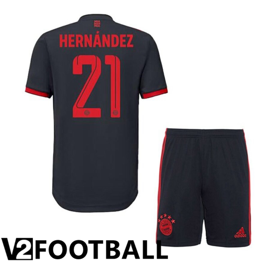 Bayern Munich (HERNÁNDEZ 21) Kids Third Shirts 2022/2023
