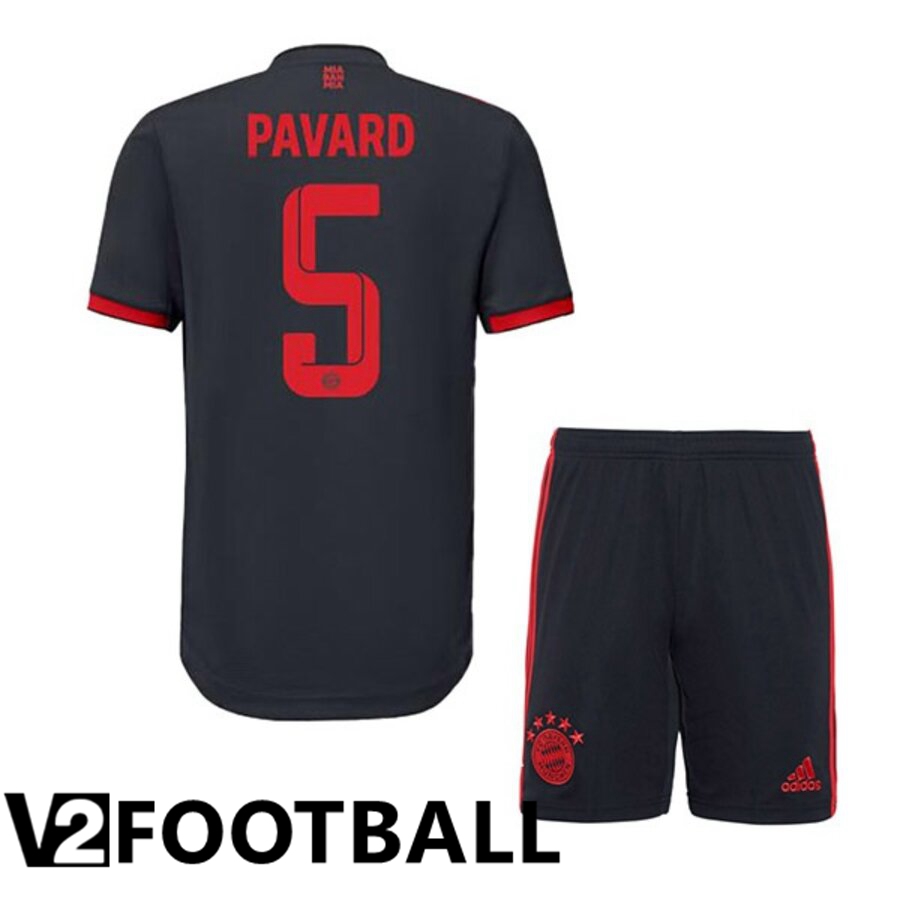 Bayern Munich (PAVARD 5) Kids Third Shirts 2022/2023