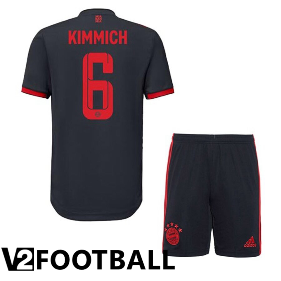 Bayern Munich (KIMMICH 6) Kids Third Shirts 2022/2023