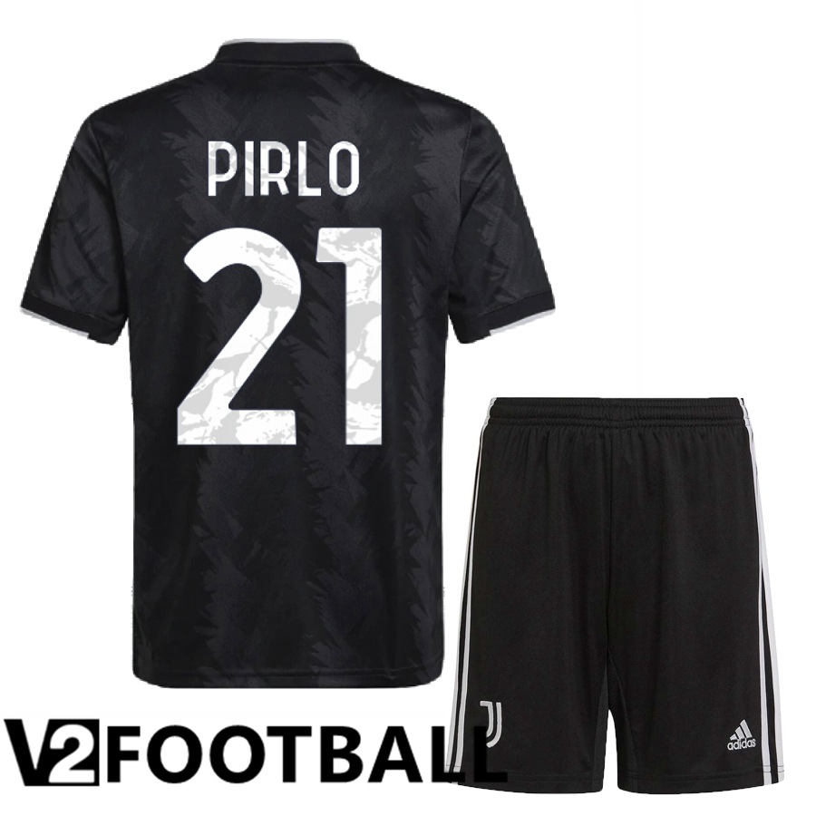 Juventus (Pirlo 21) Kids Away Shirts 2022/2023