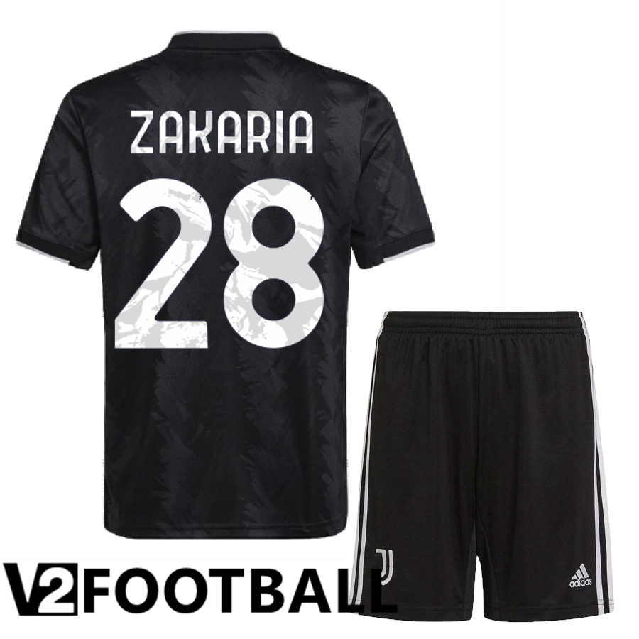 Juventus (Zakaria 28) Kids Away Shirts 2022/2023