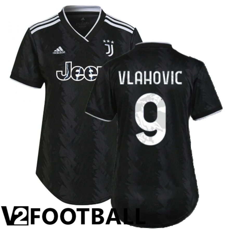 Juventus (Vlahovic 9) Womens Away Shirts 2022/2023