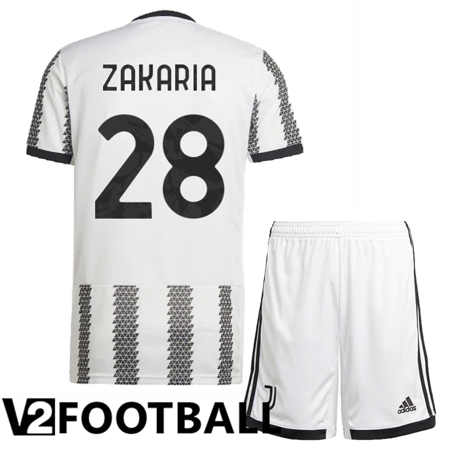 Juventus (Zakaria 28) Kids Home Shirts 2022/2023