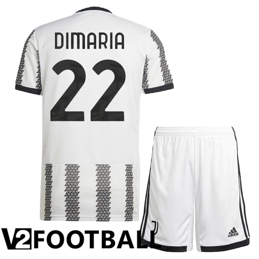 Juventus (Di Maria 22) Kids Home Shirts 2022/2023
