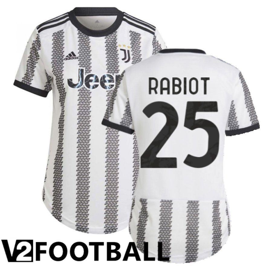 Juventus (Rabiot 25) Womens Home Shirts 2022/2023