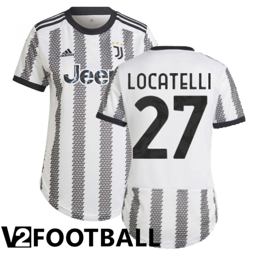 Juventus (Locatelli 27) Womens Home Shirts 2022/2023