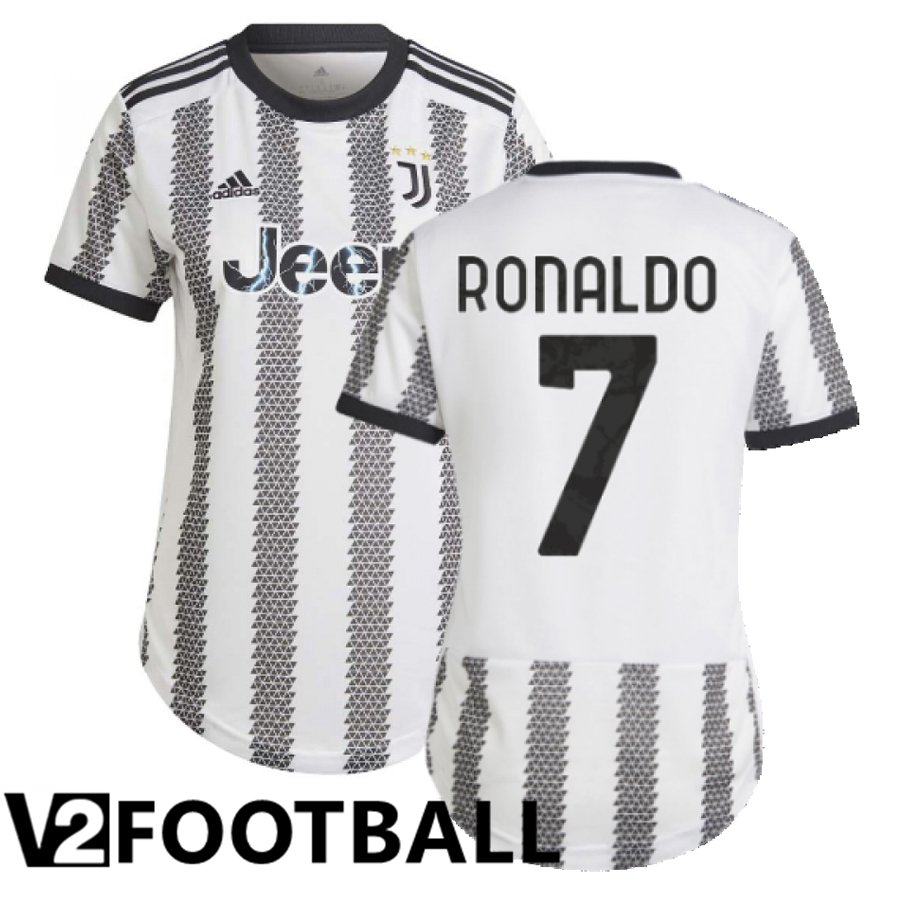 Juventus (Ronaldo 7) Womens Home Shirts 2022/2023