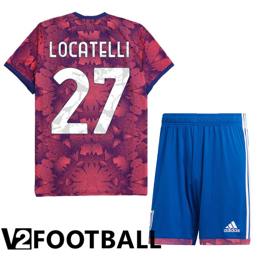 Juventus (Locatelli 27) Kids Third Shirts 2022/2023