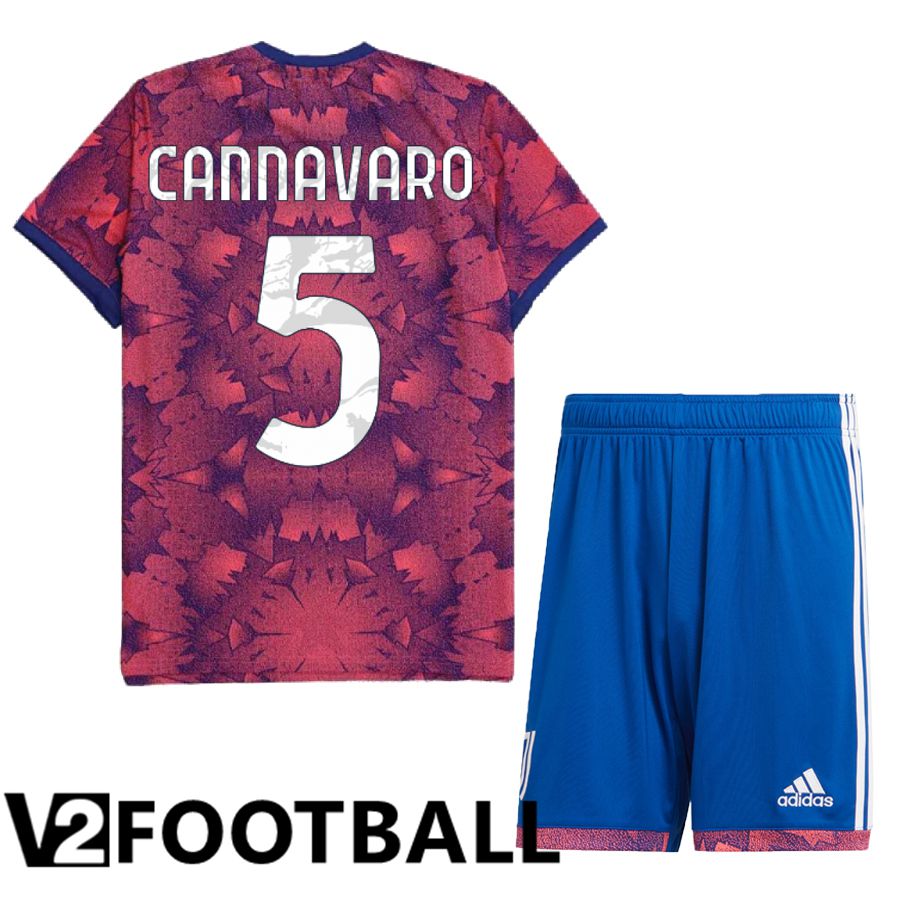 Juventus (Cannavaro 5) Kids Third Shirts 2022/2023