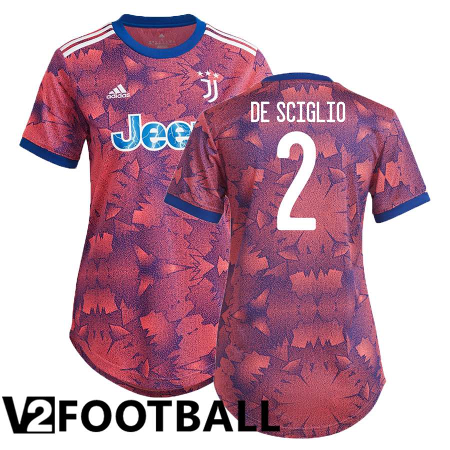 Juventus (De Sciglio 2) Womens Third Shirts 2022/2023