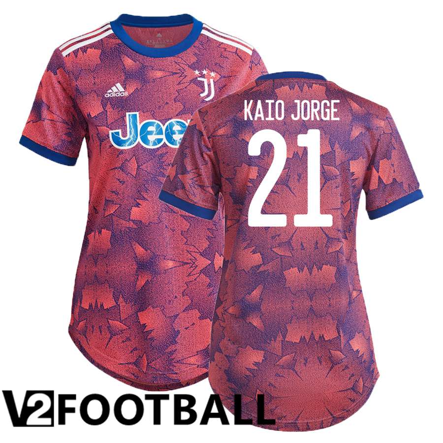 Juventus (Kaio Jorge 21) Womens Third Shirts 2022/2023