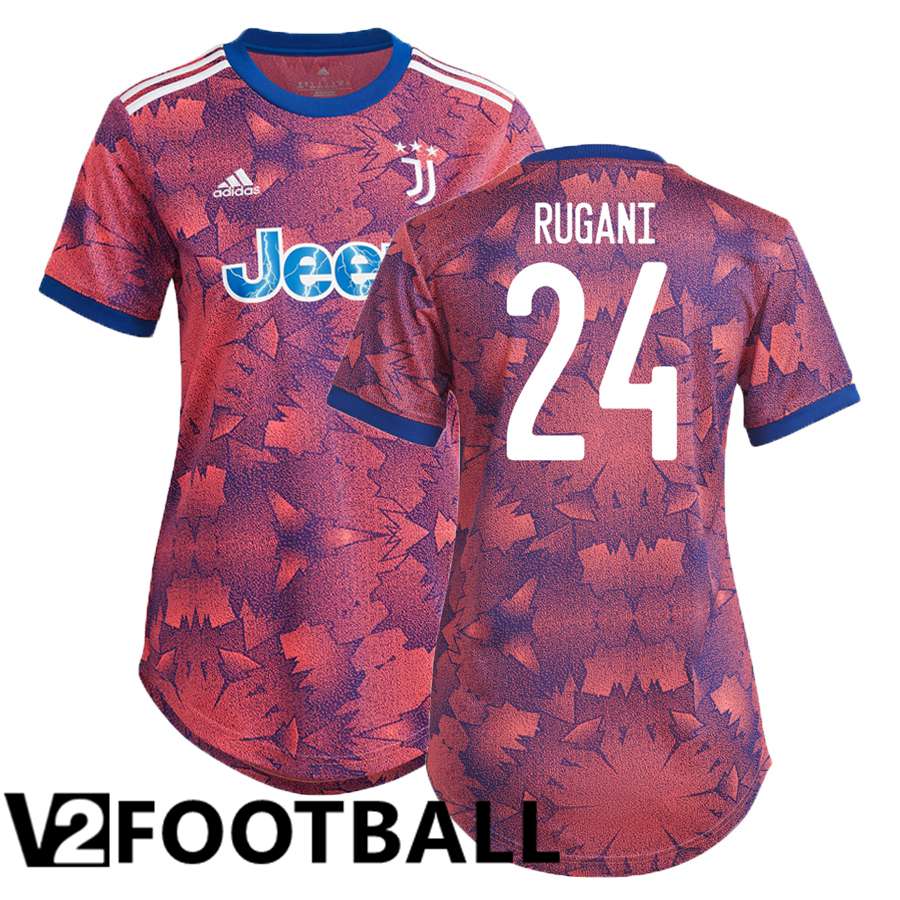 Juventus (Rugani 24) Womens Third Shirts 2022/2023