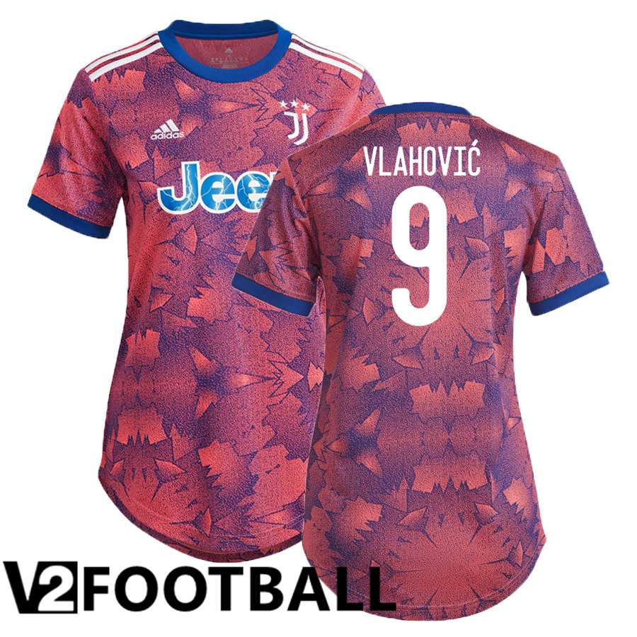 Juventus (Vlahovic 9) Womens Third Shirts 2022/2023