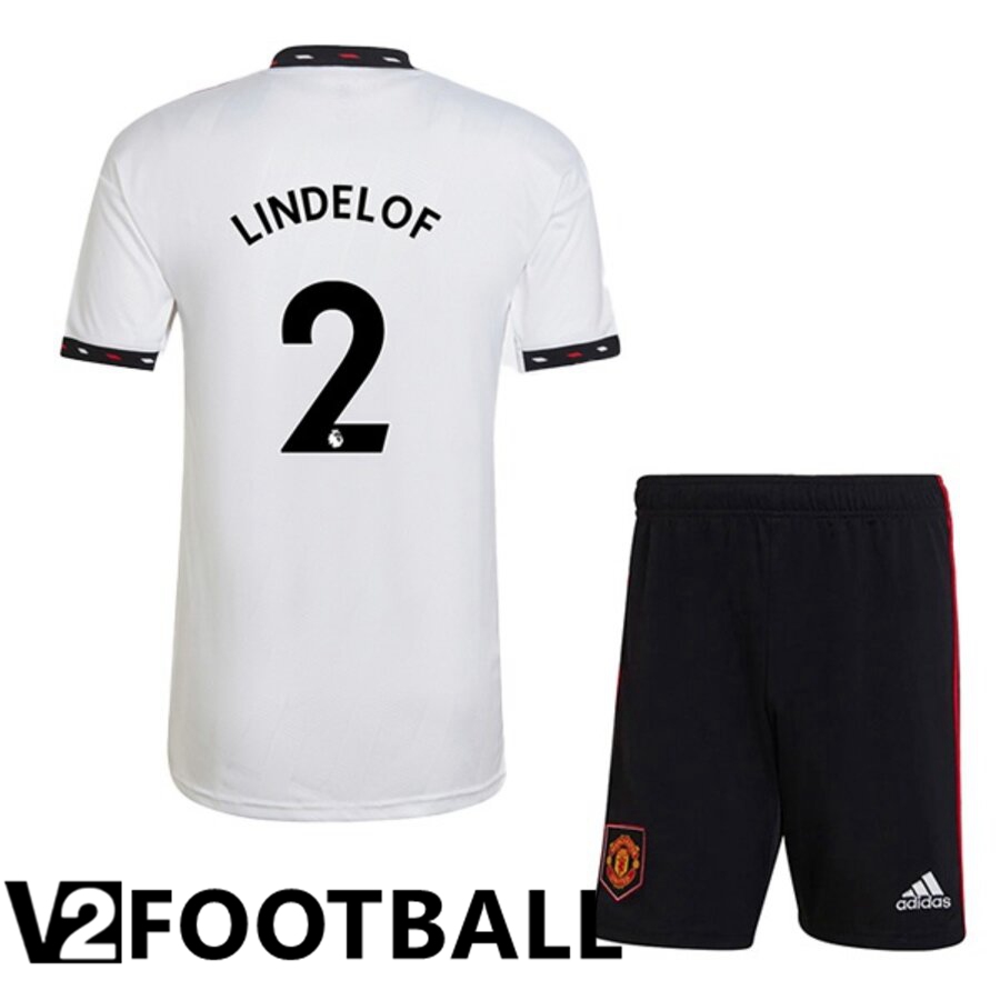 Manchester United (LINDELOF 2) Kids Away Shirts 2022/2023