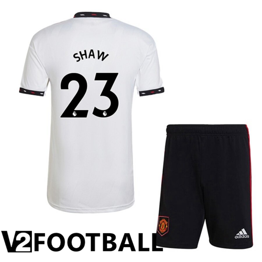 Manchester United (SHAW 23) Kids Away Shirts 2022/2023