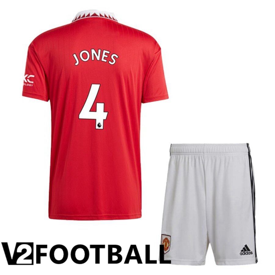 Manchester United (JONES 4) Kids Home Shirts 2022/2023