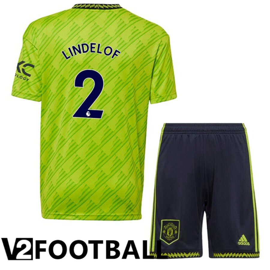 Manchester United (LINDELOF 2) Kids Third Shirts 2022/2023