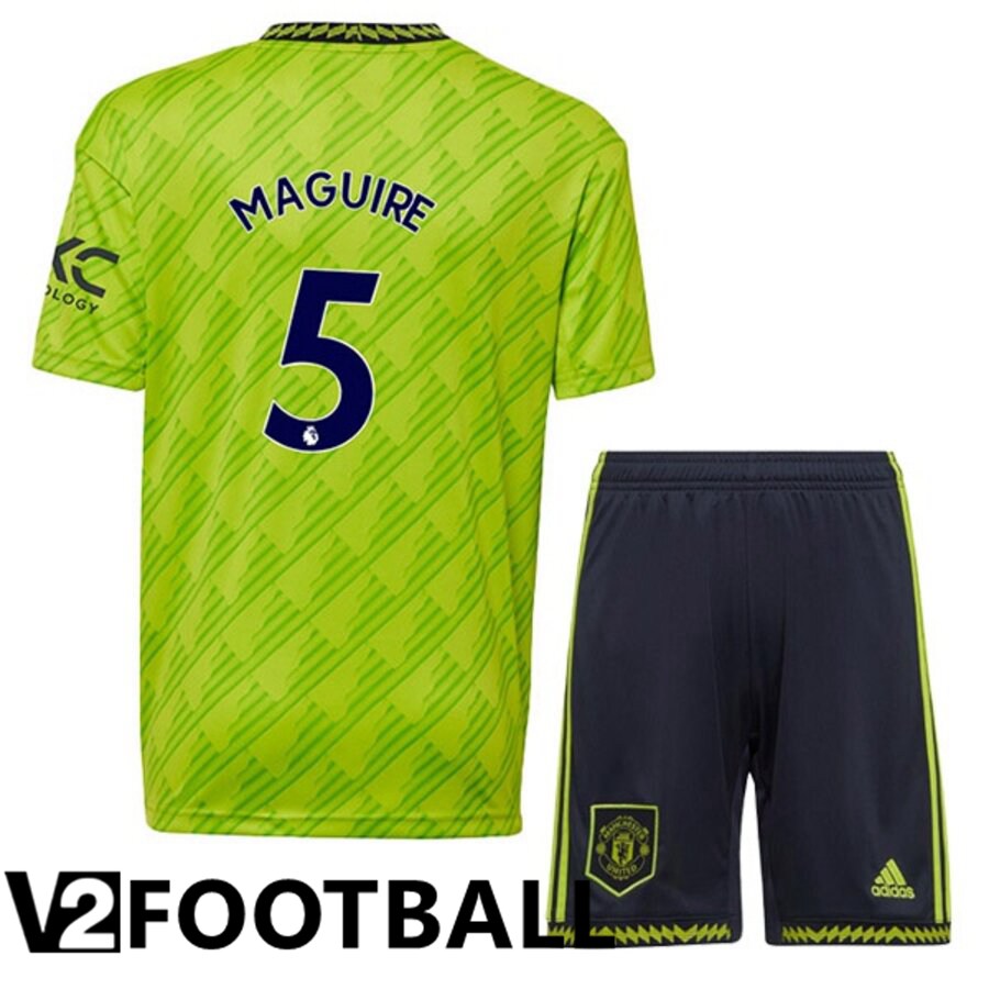 Manchester United (MAGUIRE 5) Kids Third Shirts 2022/2023