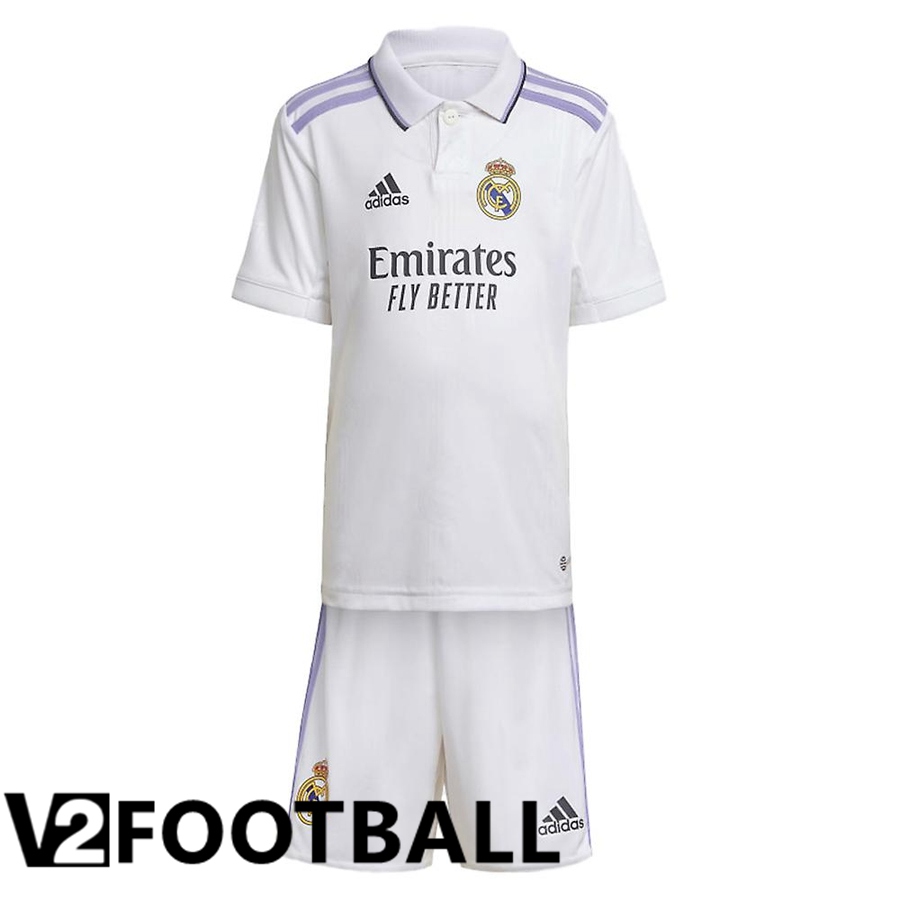 Real Madrid Kids Home Shirts 2022/2023