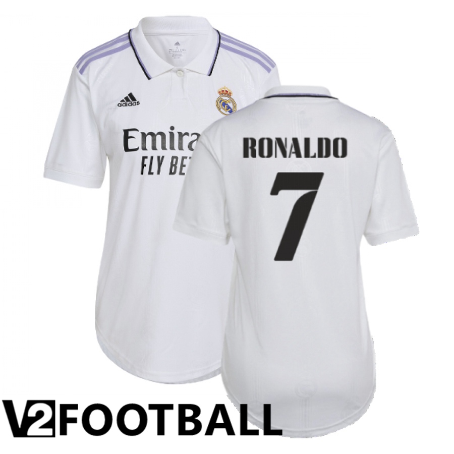 Real Madrid (Ronaldo 7) Womens Home Shirts 2022/2023