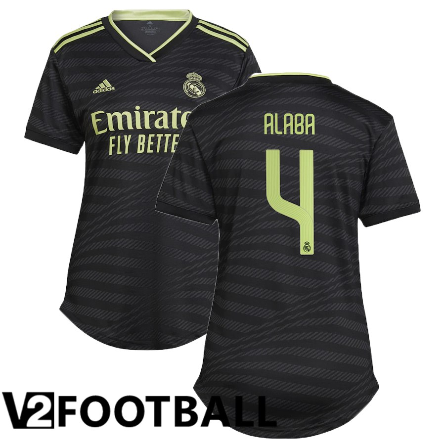 Real Madrid (Alaba 4) Womens Third Shirts 2022/2023