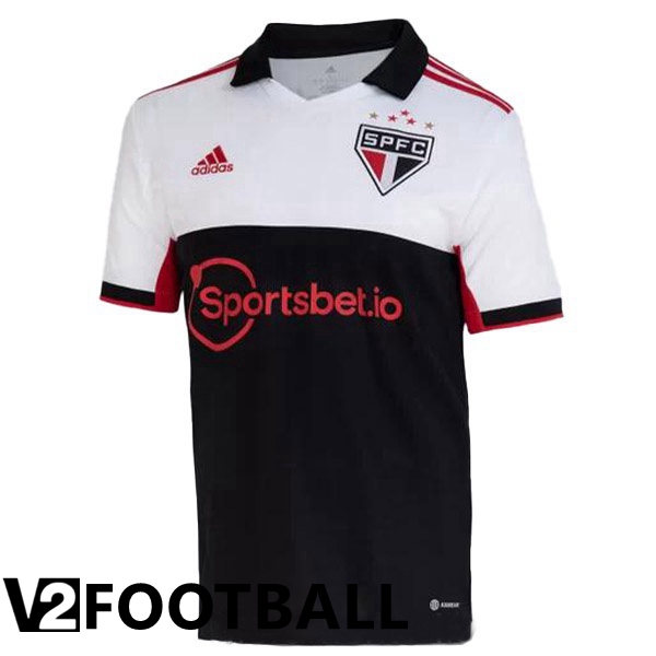 Sao Paulo FC Third Shirts White Black 2022/2023