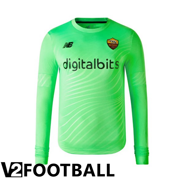 AS Monaco Shirts Goalkeeper Long Sleeve Green 2022/2023