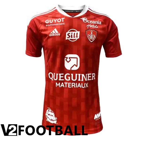 Stade Brestois Home Shirts Red 2022/2023