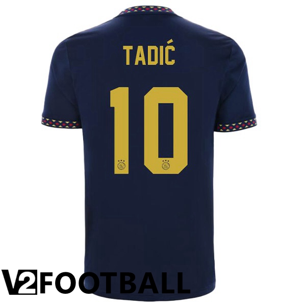 AFC Ajax (Tadić 10) Away Shirts Black 2022/2023