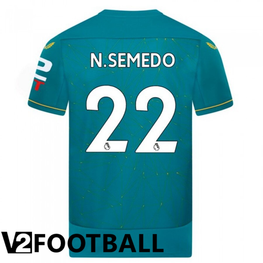 Wolves (N. SEMEDO 22) Away Shirts 2022/2023
