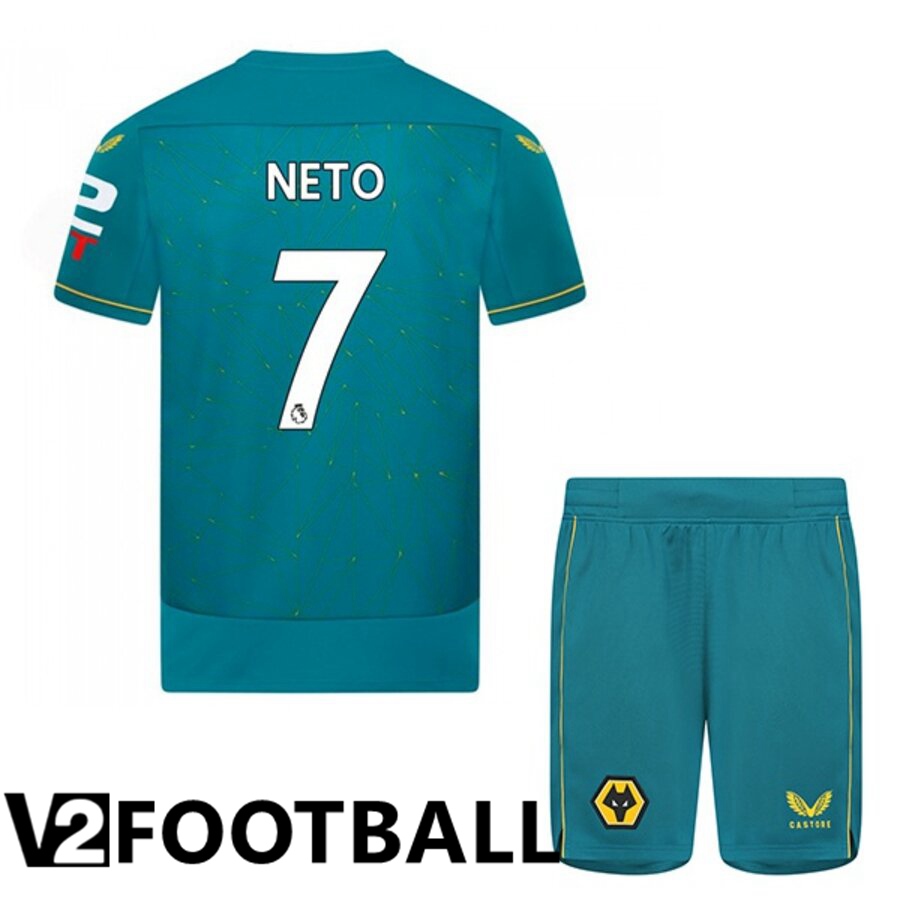 Wolves (NETO 7) Kids Away Shirts 2022/2023