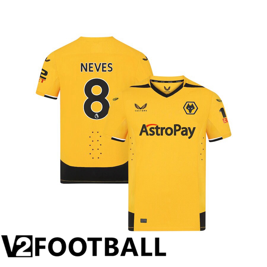 Wolves (NEVES 8) Home Shirts 2022/2023