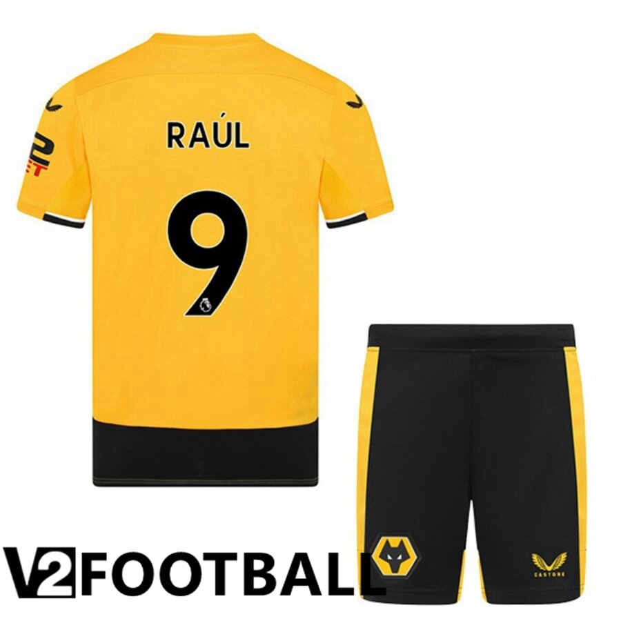 Wolves (RAUL 9) Kids Home Shirts 2022/2023