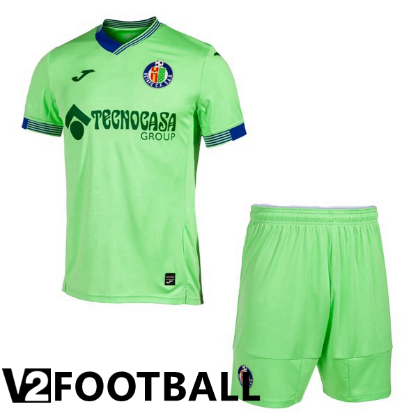 FC Getafe CF Kids Third Shirts Green 2022 2023