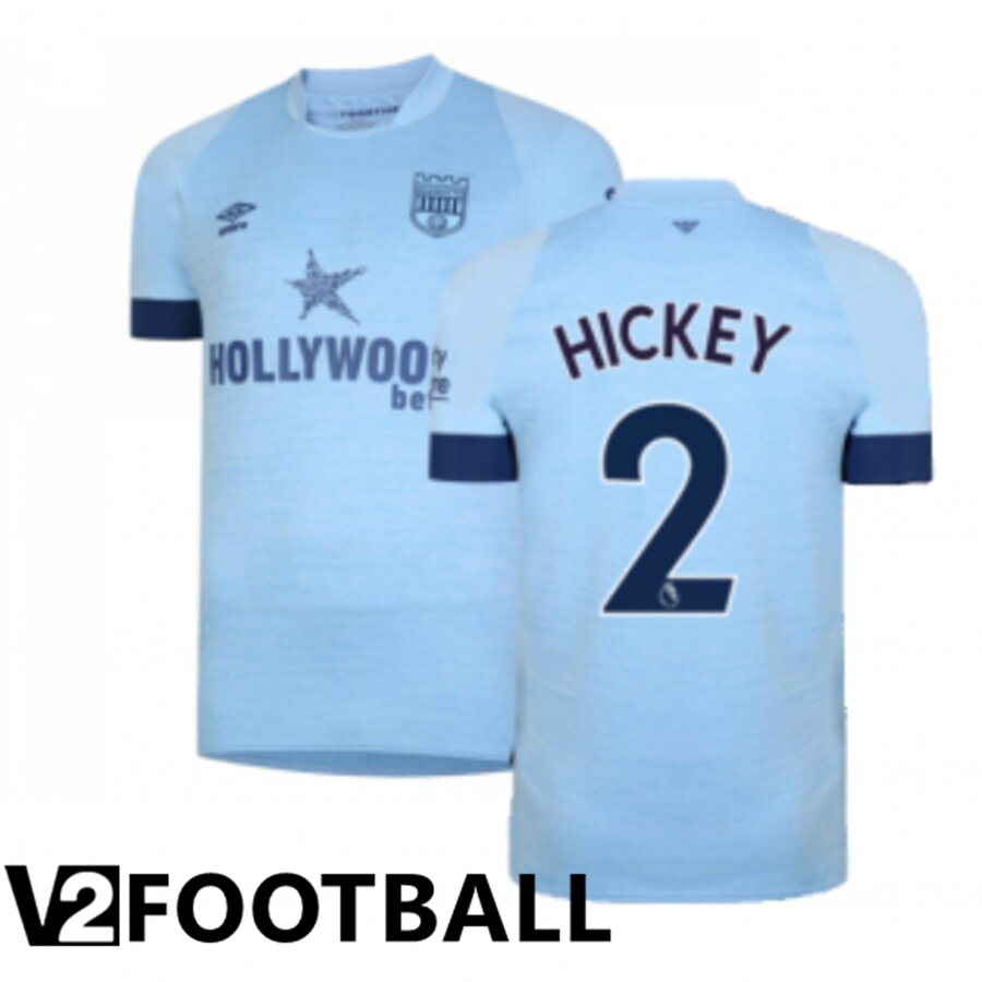 Brentford FC (HICKEY 2) Away Shirts 2022/2023