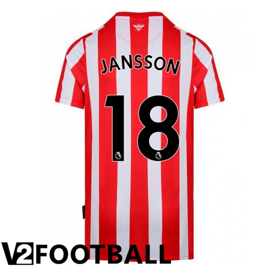Brentford FC (JANSSON 18) Home Shirts 2022/2023