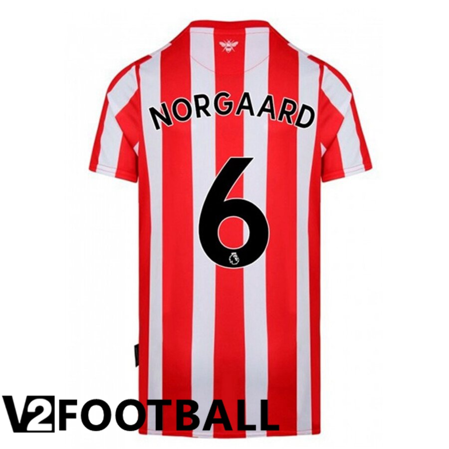 Brentford FC (NORGAARD 6) Home Shirts 2022/2023