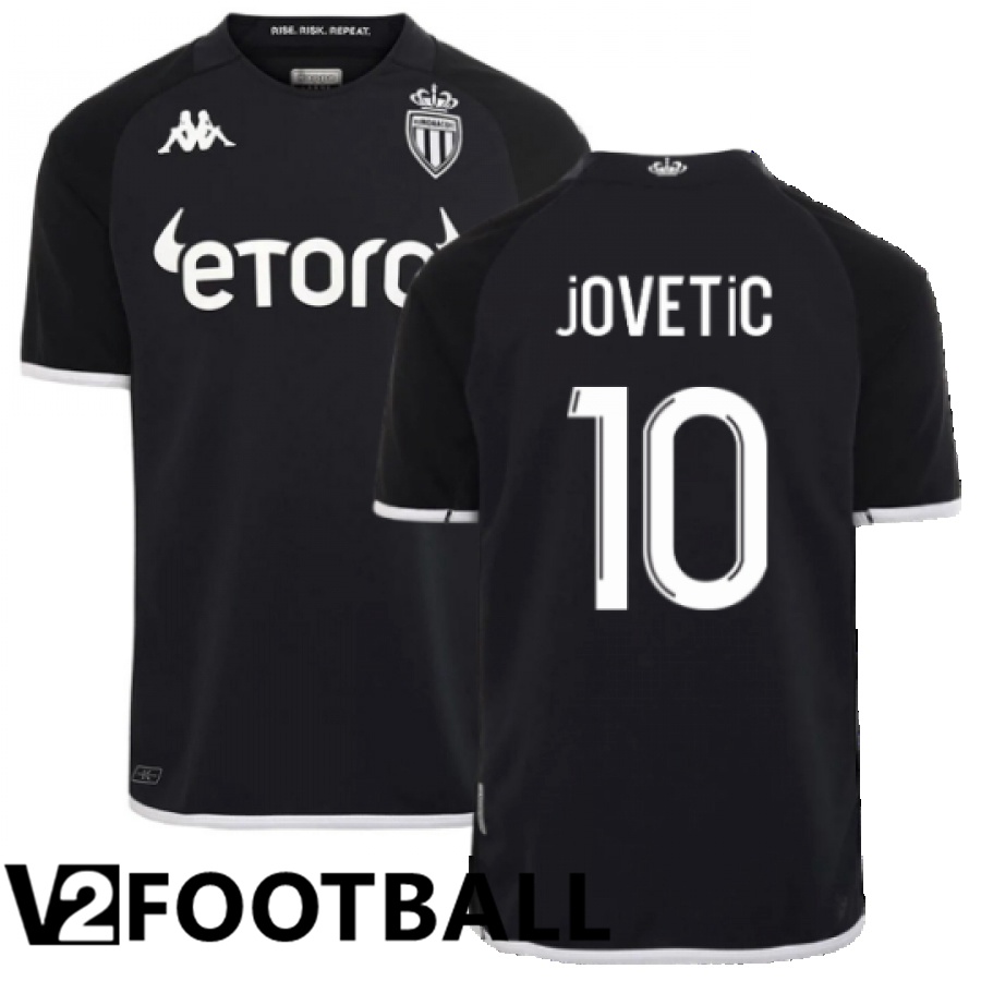 AS Monaco (Jovetic 10) Away Shirts 2022/2023