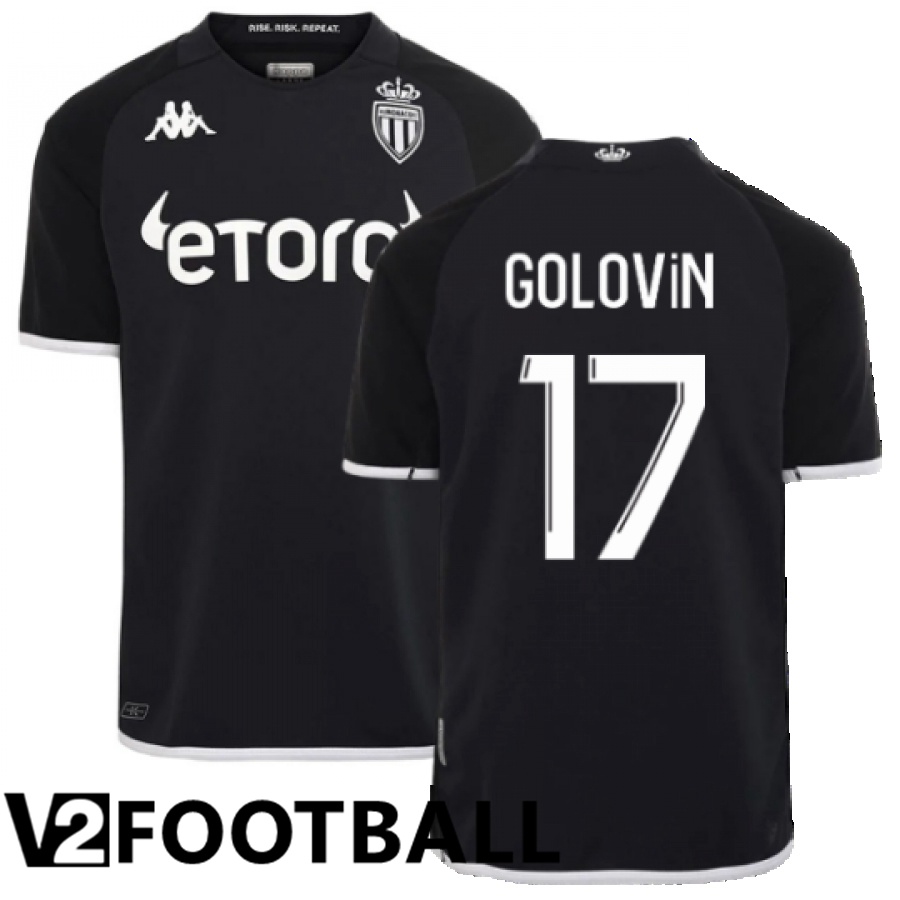 AS Monaco (Golovin 17) Away Shirts 2022/2023