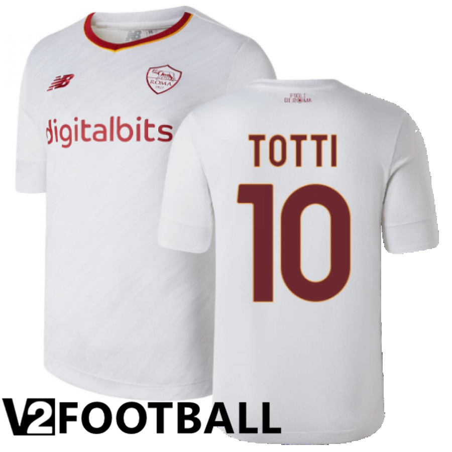 AS Roma (Totti 10) Away Shirts 2022/2023